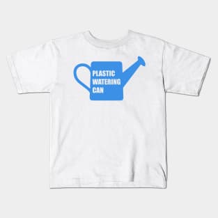 Blue - plastic watering can Kids T-Shirt